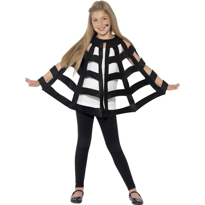 Cobweb poncho for children