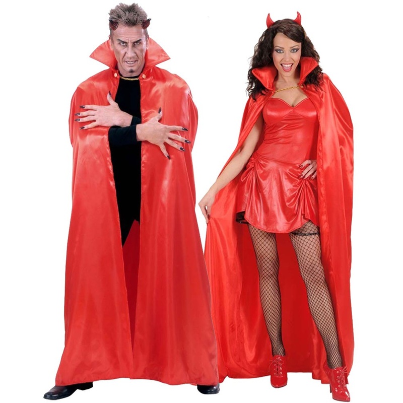 Devilishly good looking cape in red 158cm