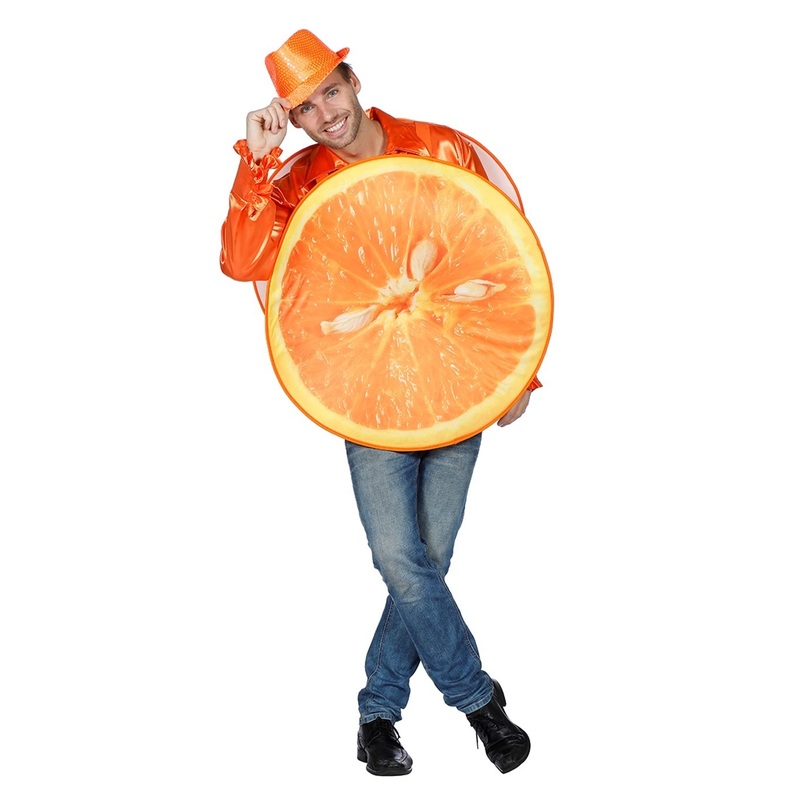 Fresh orange costume for him and her
