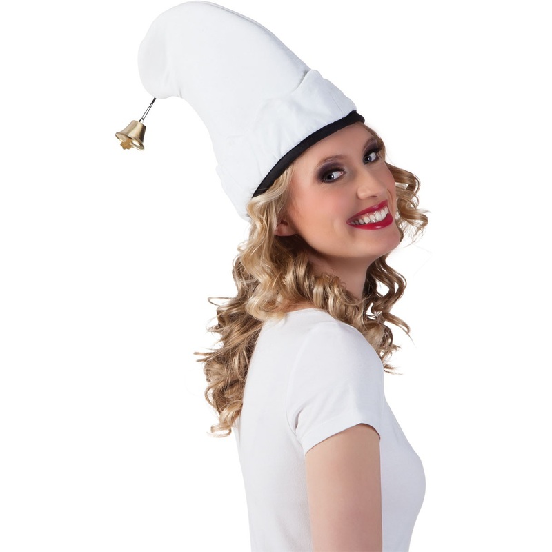 Large white dwarf hat