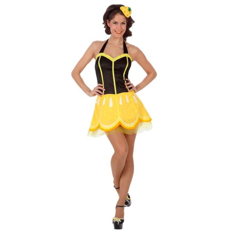 Lemon dress women's costume