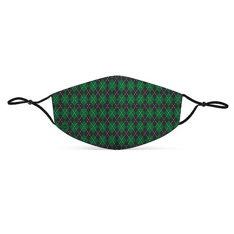 Mouth and nose mask magic school green for adults