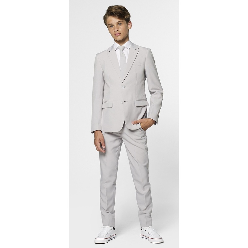 OppoSuits suit Teen Boys Groovy Gray