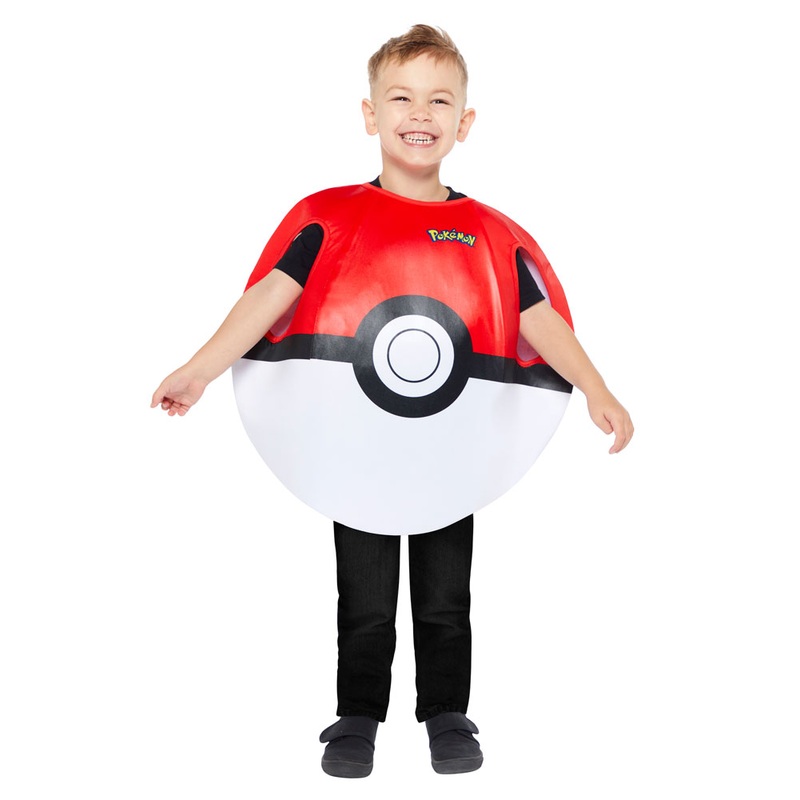 Pokeball Pokemon throw children's costume
