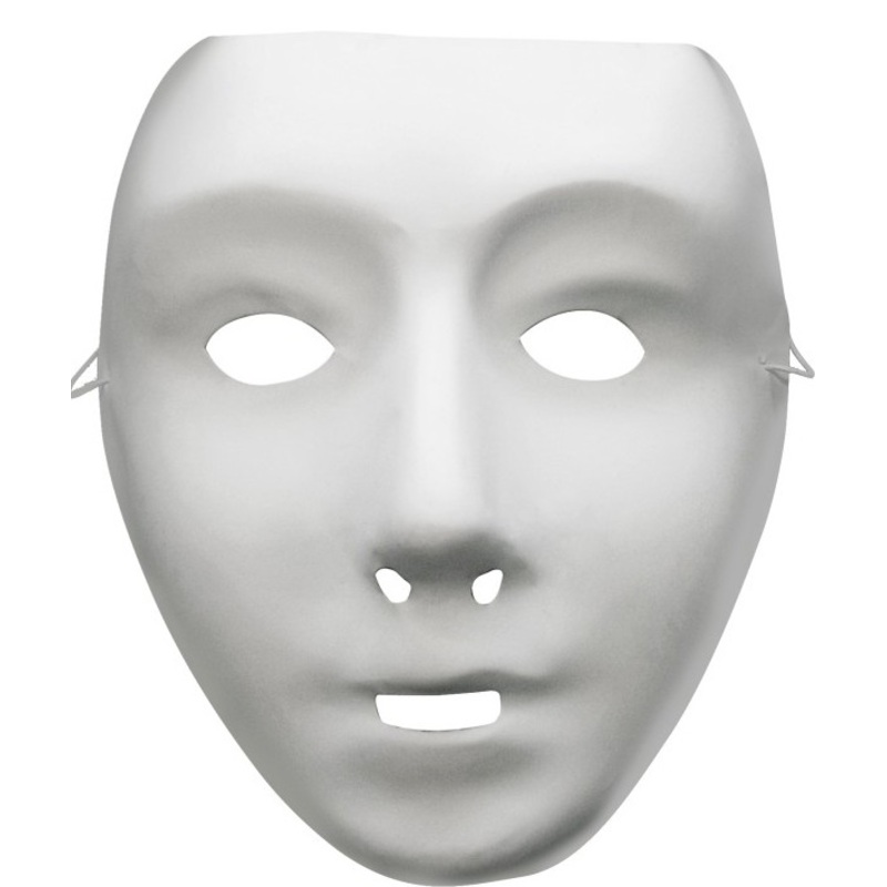 Robot Mask Adult White