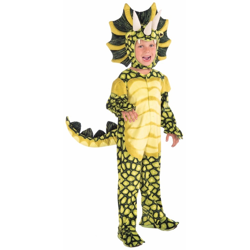 Triceratop dinosaur child costume