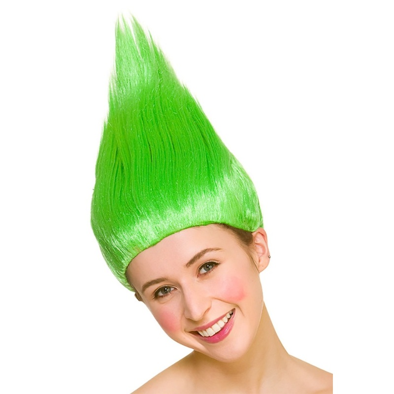 Troll leprechaun wig green