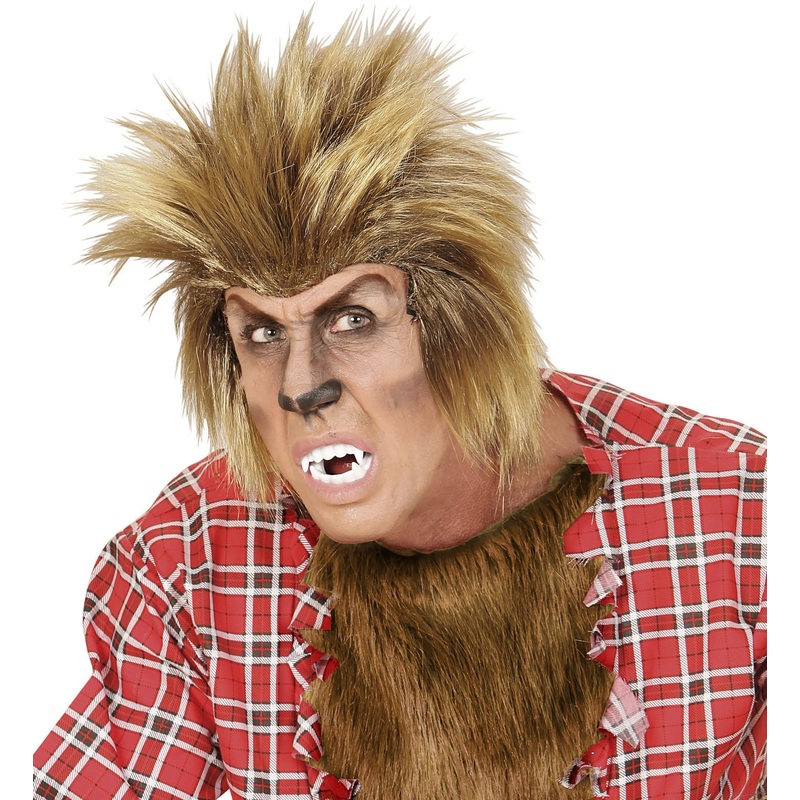 Werewolf set with wig and eyebrows