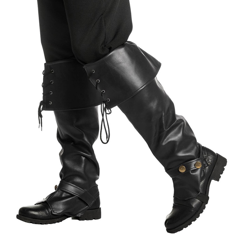Boot tops, black lacquer look