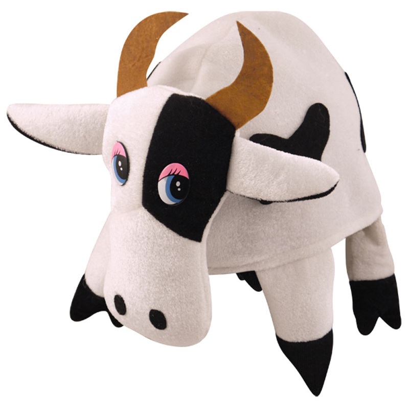 Cow hat for adults