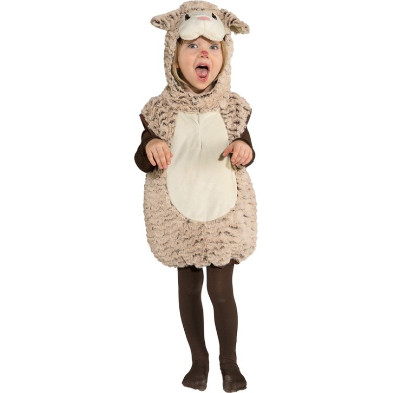 Fluffy lamb children's vest