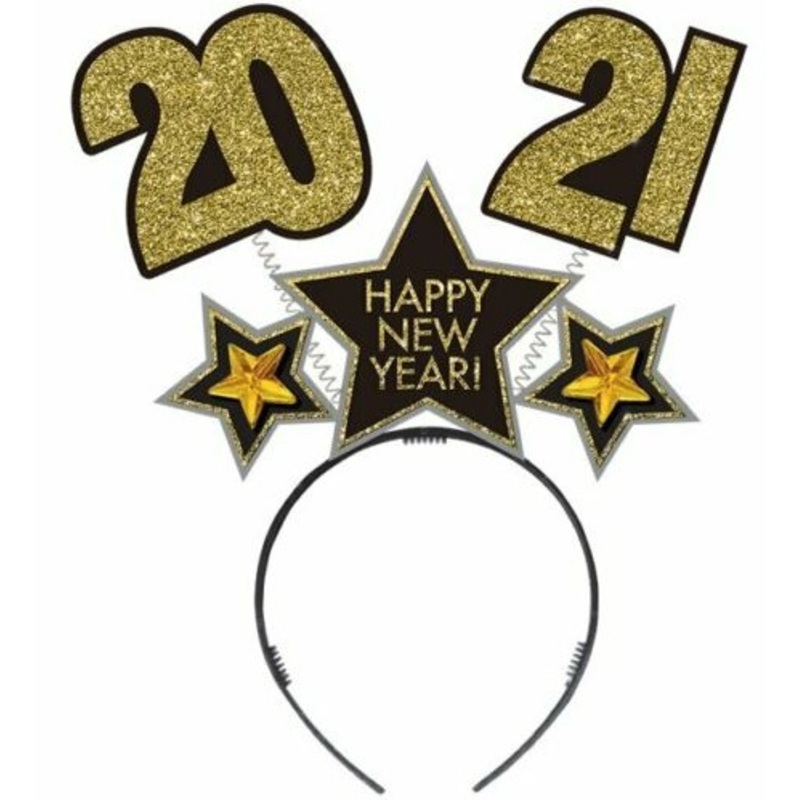 Happy 2021 headband