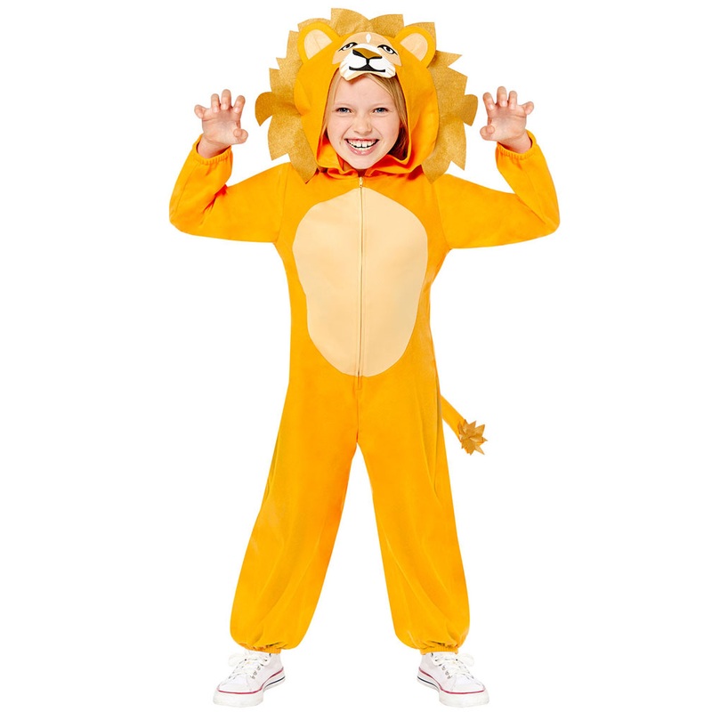 Lion jumpsuit child costume
