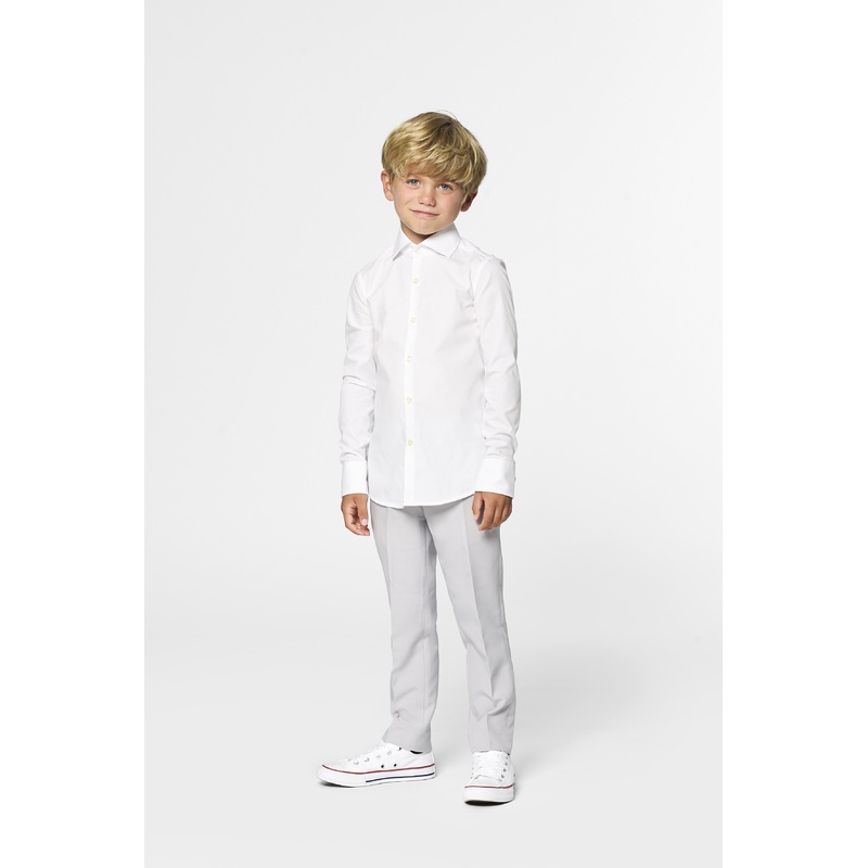 OppoSuits children's shirt White Knight