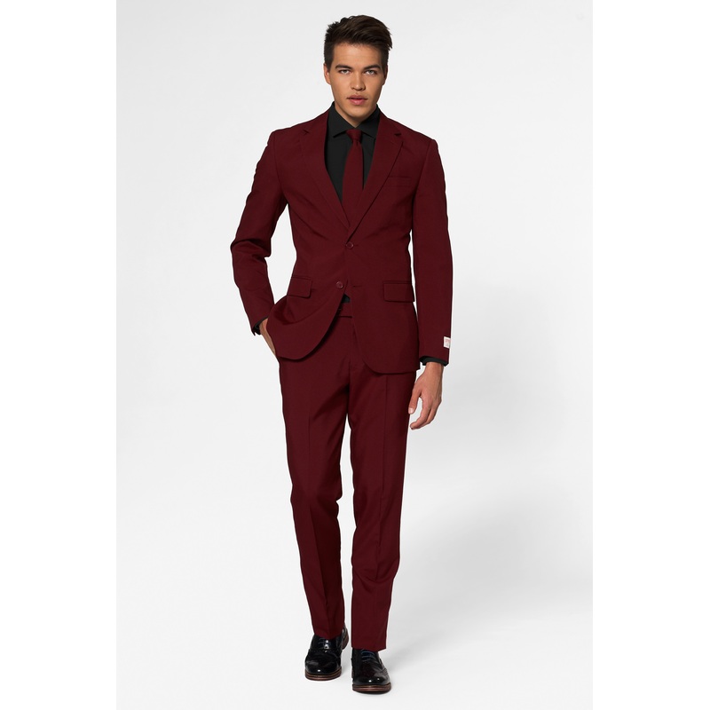 OppoSuits party suit Blazing Burgundy 46