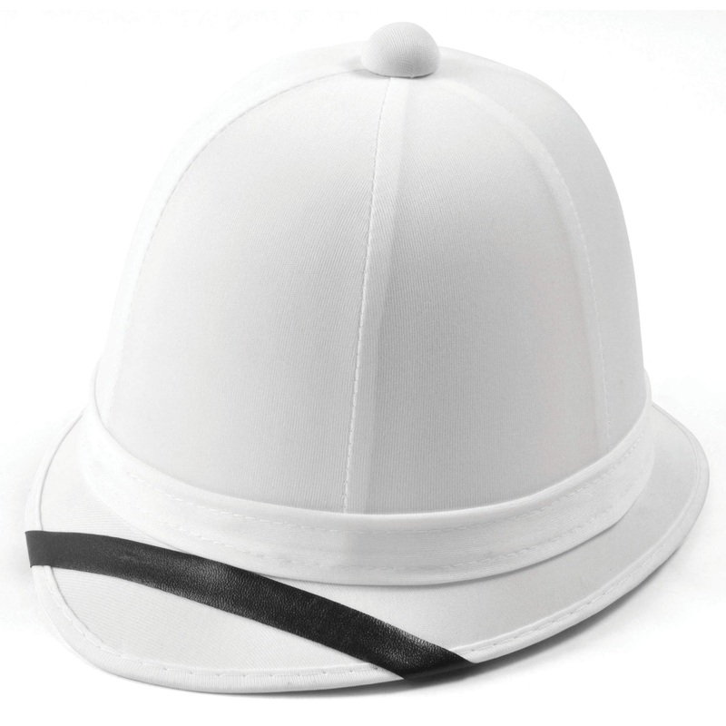 White soldier combat helmet