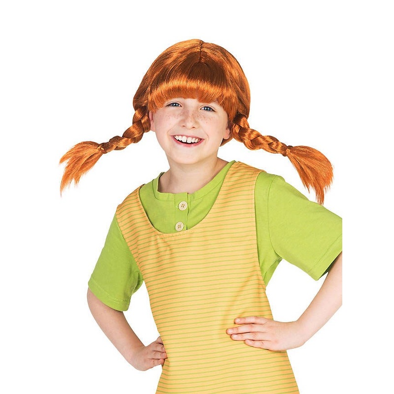 Cheeky Pippi Longstocking children's wig