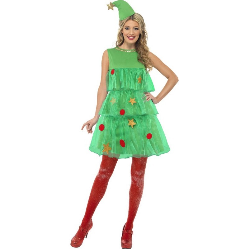 Christmas tree dress S