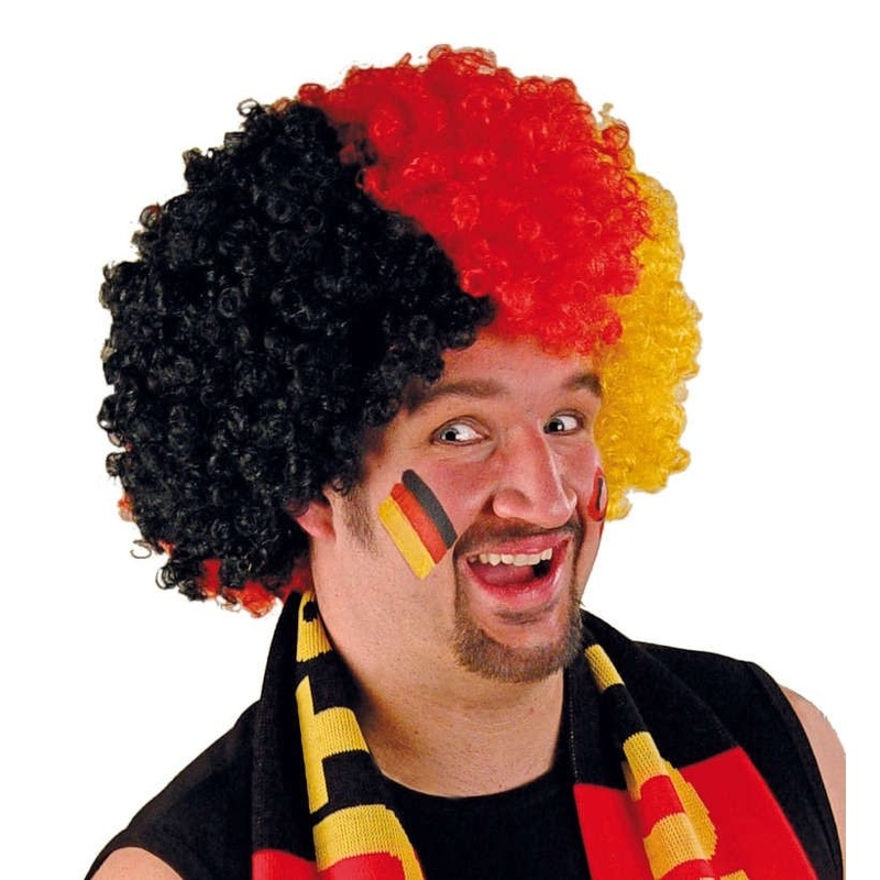 Germany fan Afro wig