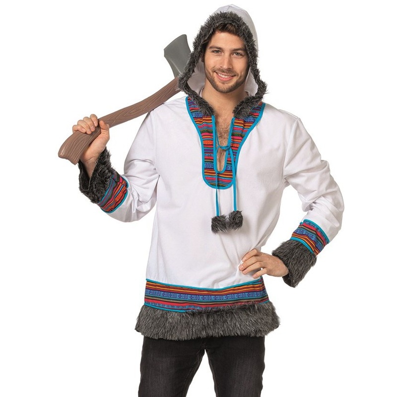 Keelut Inuit hooded shirt for men 46