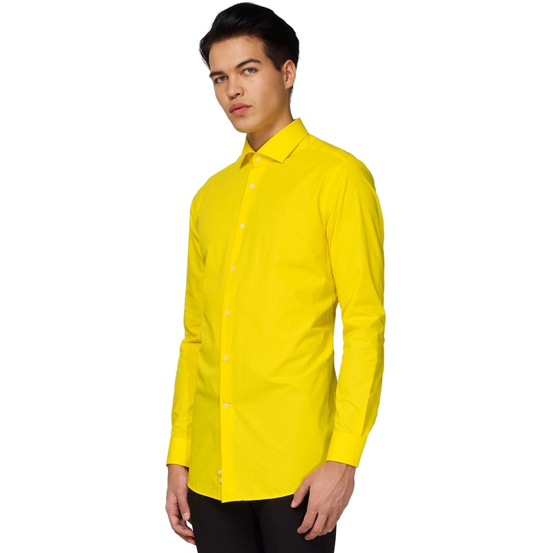 OppoSuits shirt Yellow Fellow men XS