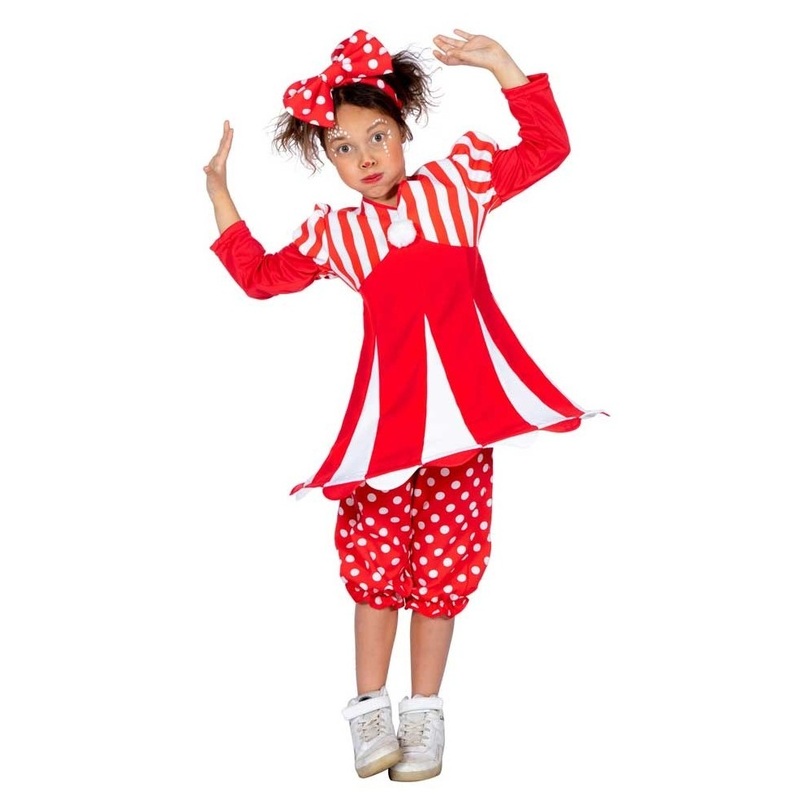 Red circus tent girl costume 116