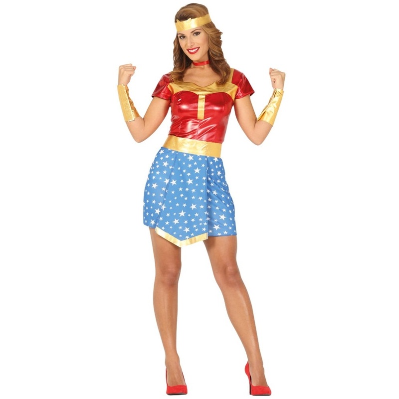Super heroine Strong Woman costume S