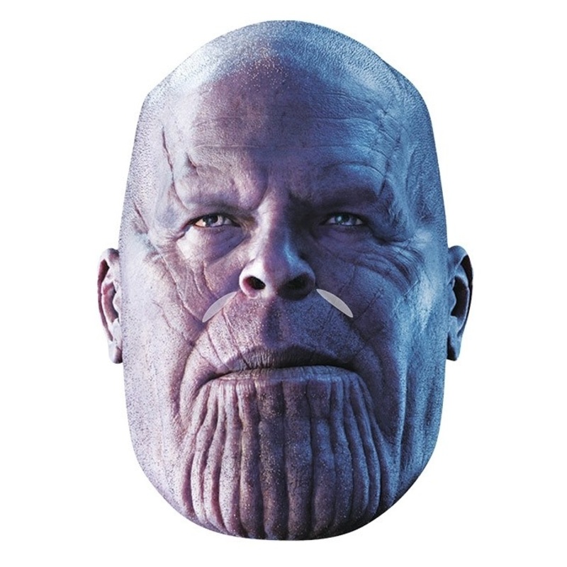 Thanos Infinity War cardboard mask