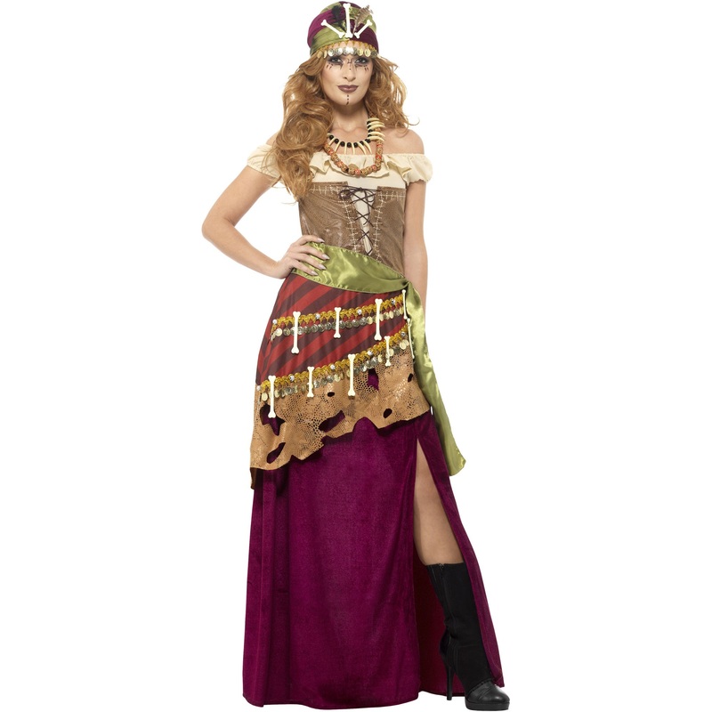 Voodoo priestess ladies costume S