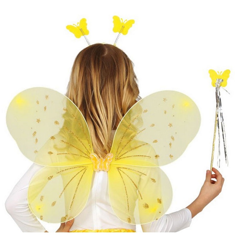 Yellow butterfly 3 piece set