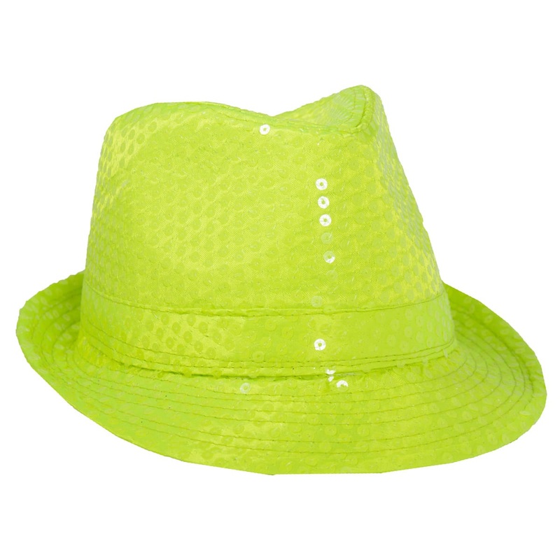 Yellow hat sequin paddy