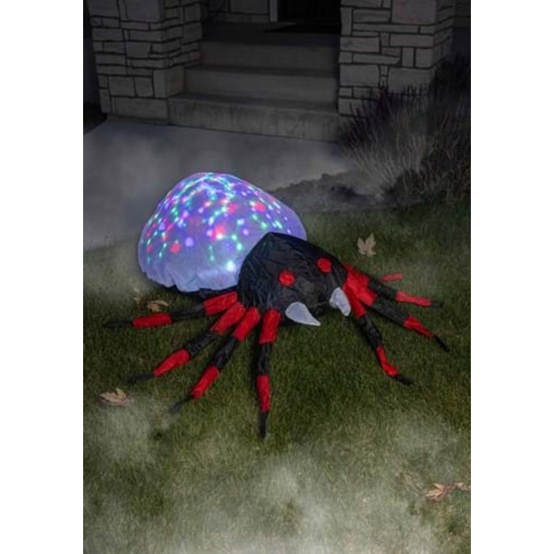 4FT Inflatable Projection Kaleidoscope Spider Prop Decoration Standard