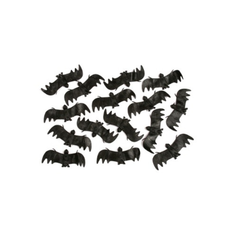 5-Inch Bag of Black Bats Halloween Decoration Standard