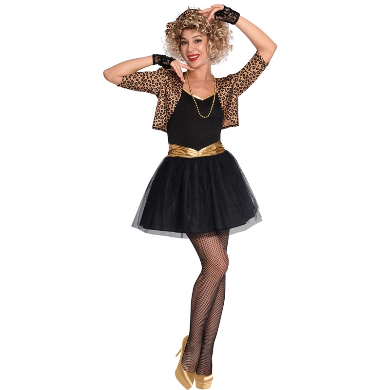 80s Pop Girl Ladies Costume S