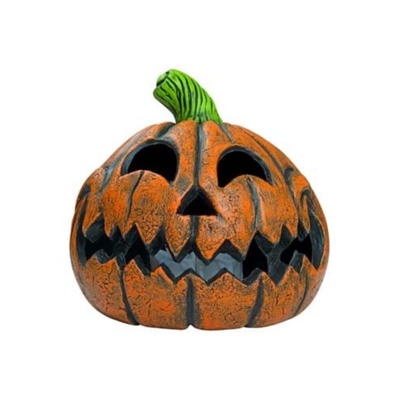 9-Inch Happy Pumpkin Resin Halloween Decoration Standard