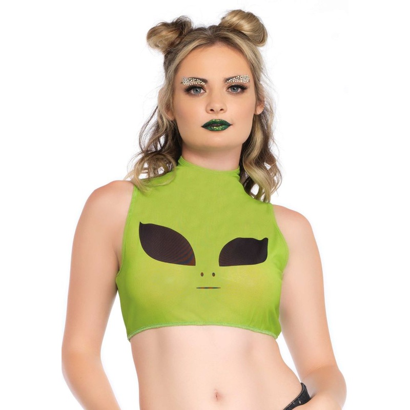 Alien Crop Top Size M