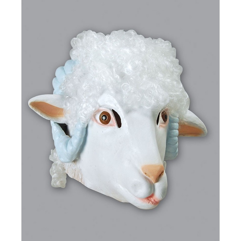 Animal ram full head mask