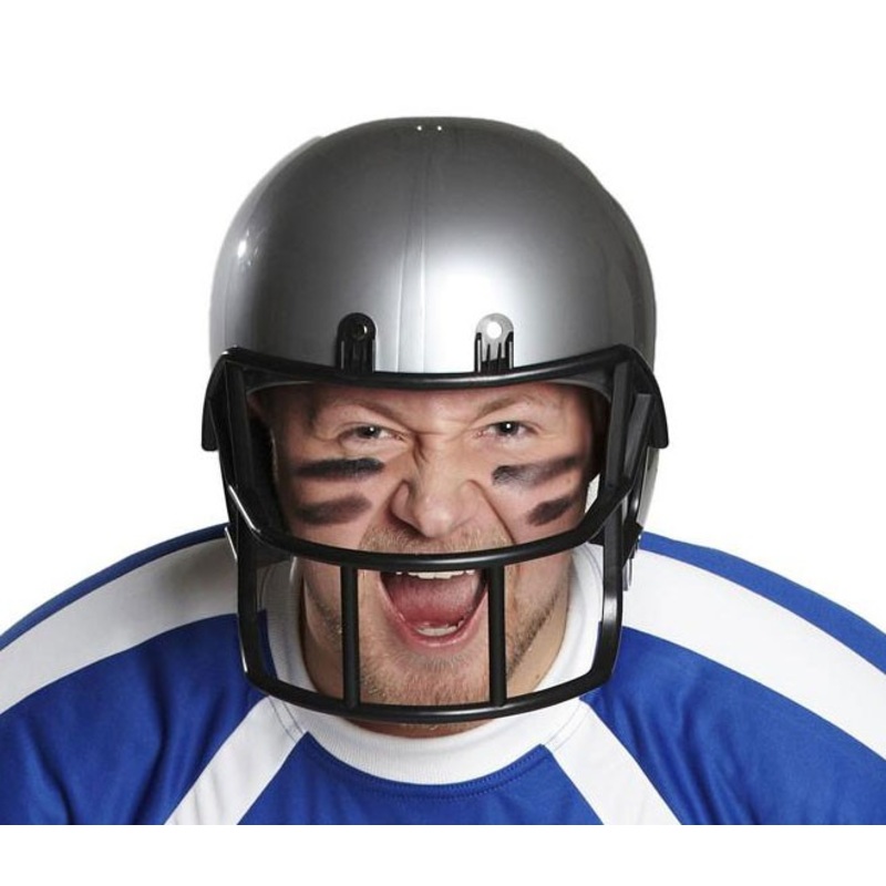 Football player helmet