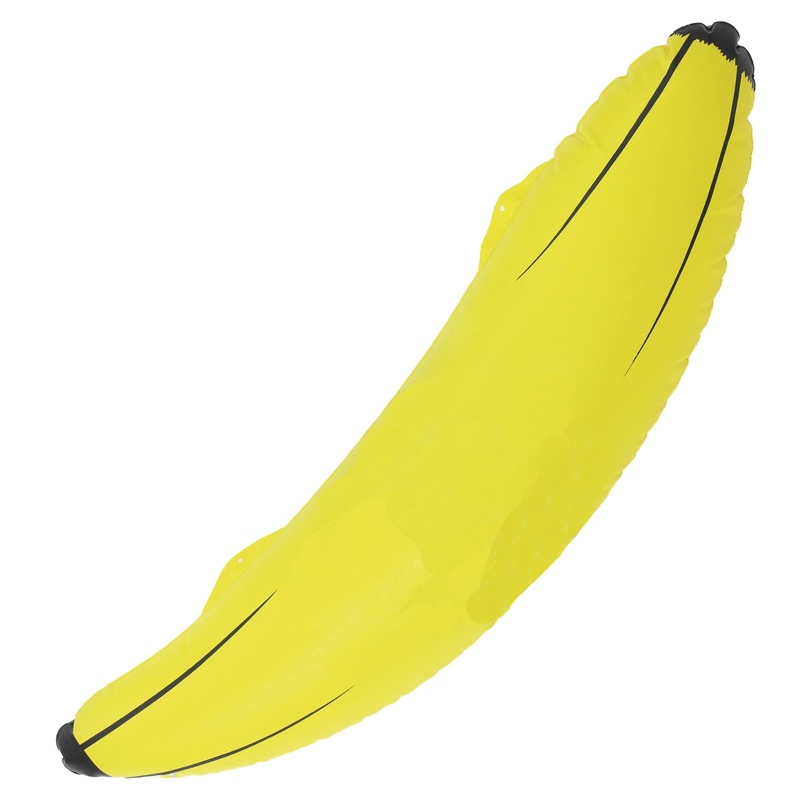 Inflatable party banana decoration 73cm
