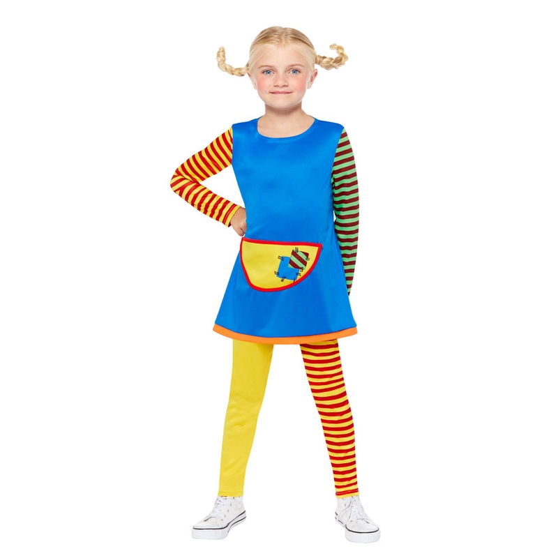Naughty brat girl costume colorful