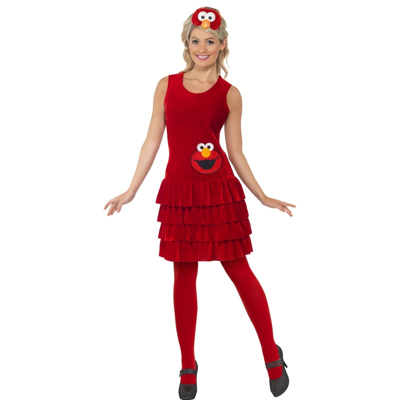 Red Elmo teenage costume