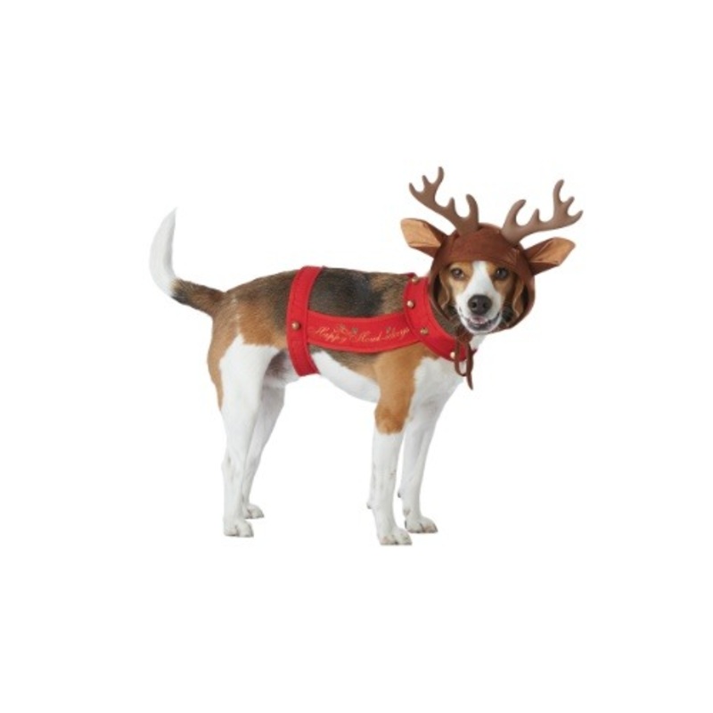 Reindeer Pet Dog Costume Medium