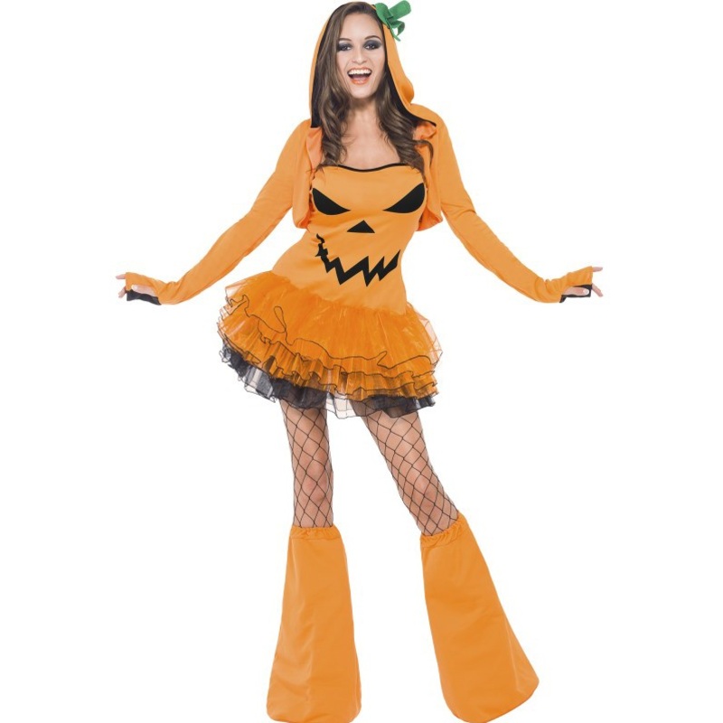 Seductive pumpkin costume 32-34