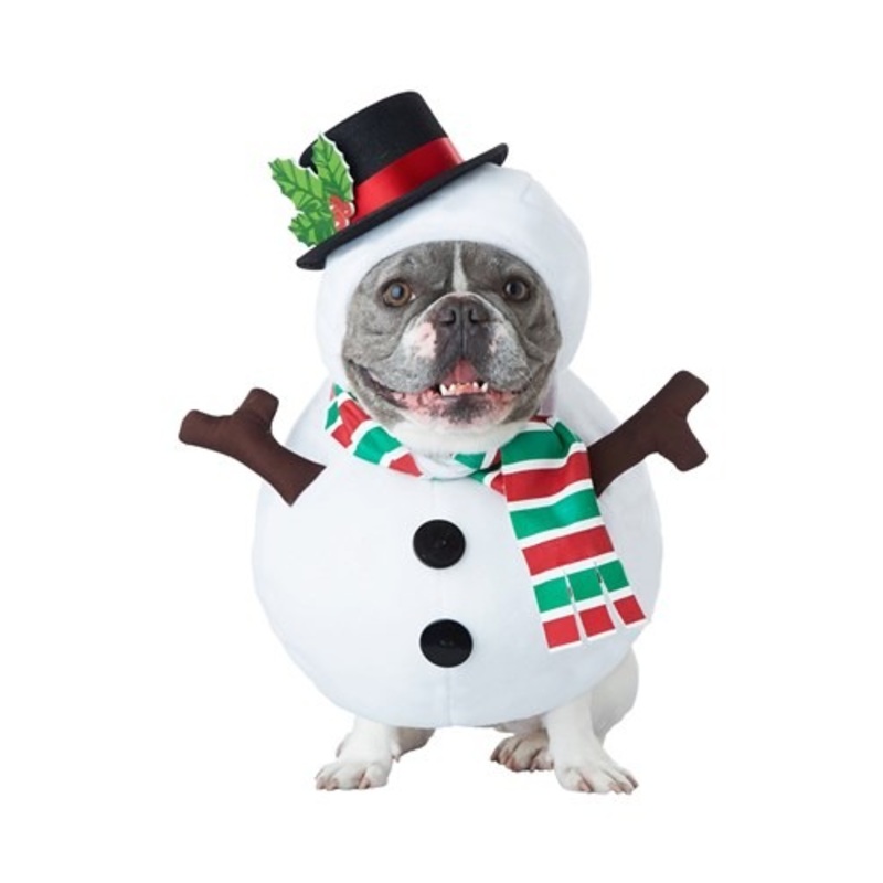 Snowman Dog Costume X-Small
