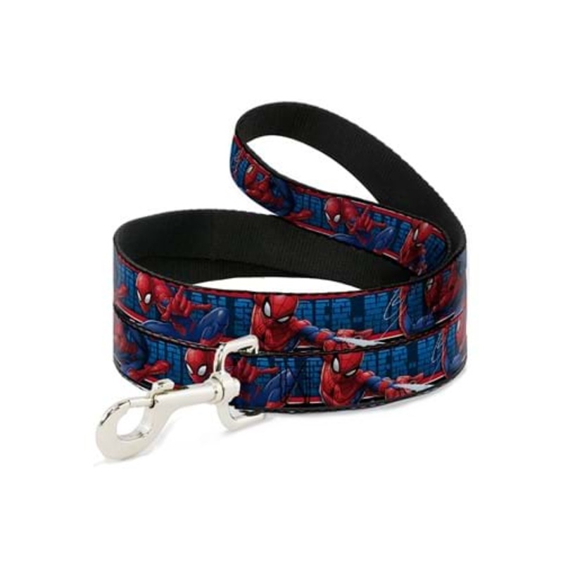 Spider-Man Three Action Poses Dog Leash ST
