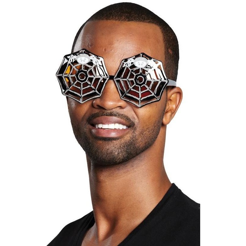 Spider web Halloween glasses