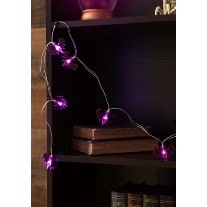 String Light of Red Bats Decoration Standard