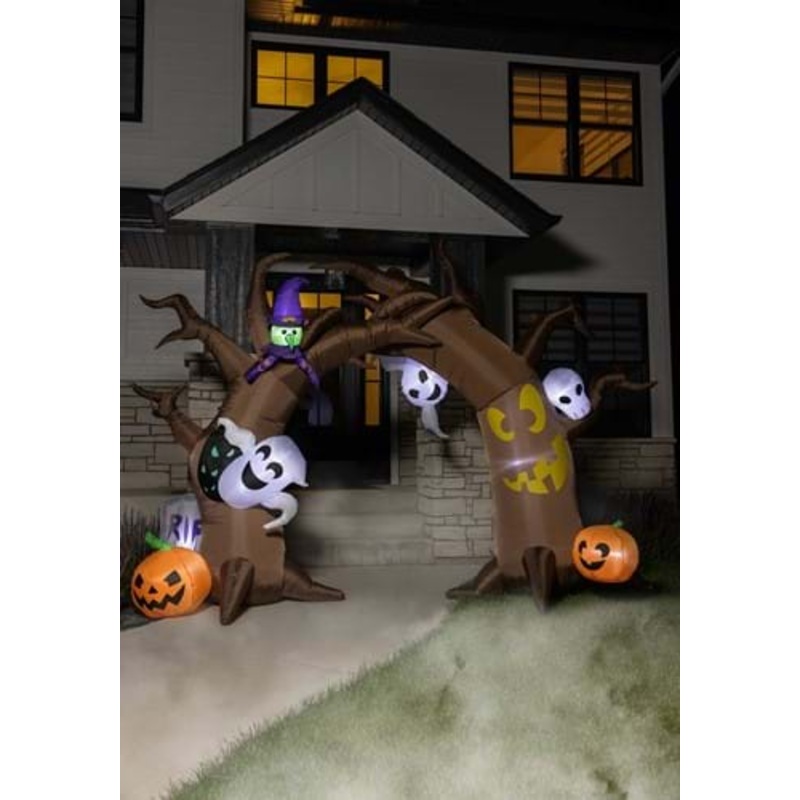 10FT Spooky Tree Arch Inflatable Halloween Decoration Standard