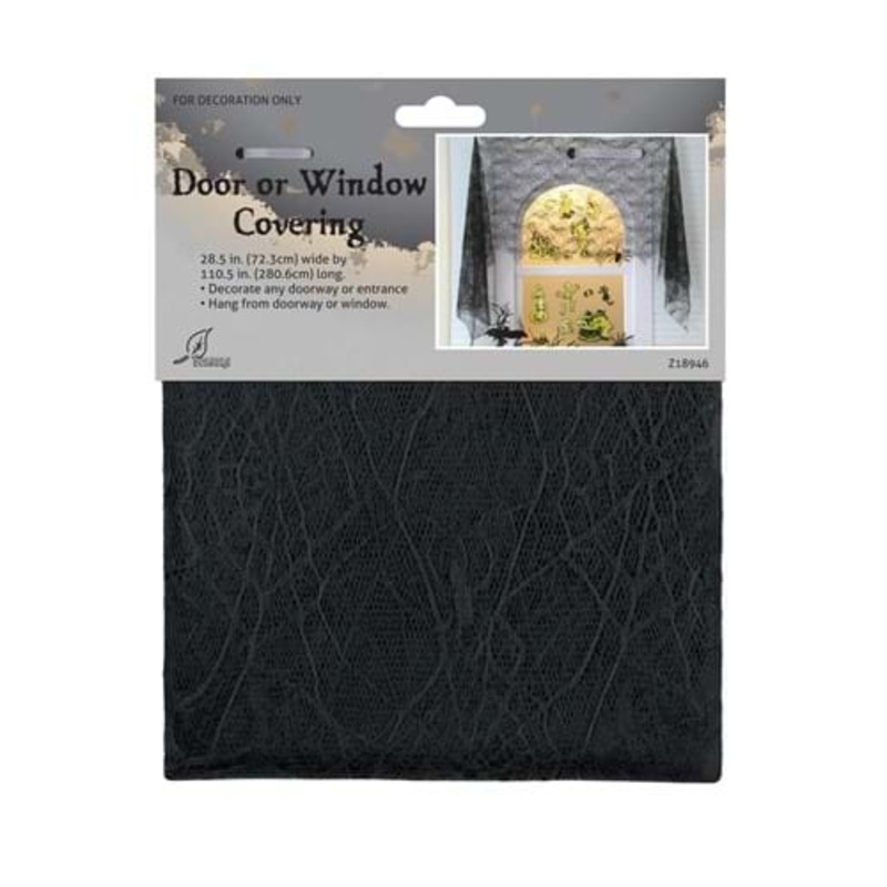 110-Inch Spider Web Door or Window Covering Decoration Standard