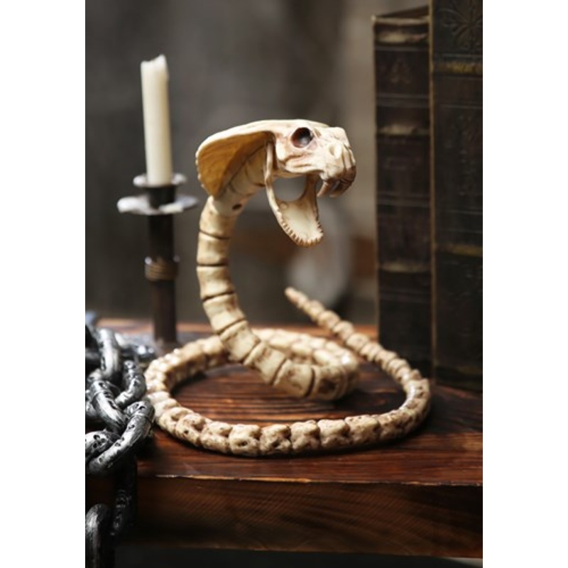 39-Inch Cobra Skeleton Halloween Prop Standard